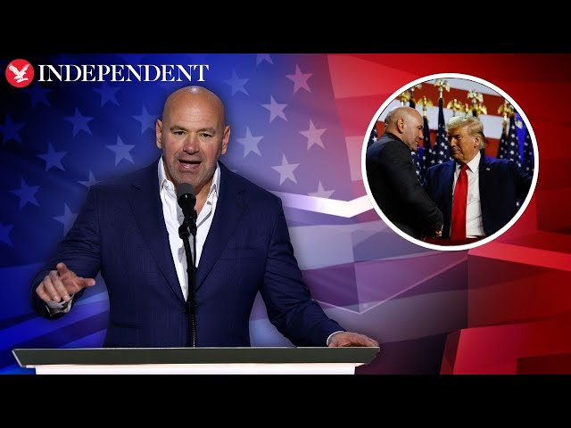 UFC's Dana White thanks 'mighty and powerful Joe Rogan' during Trump victory speech