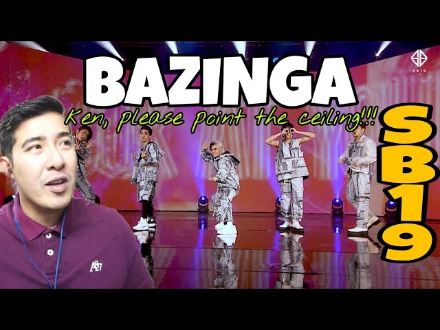 REACTION / SB19 - BAZINGA "PAKI TURO NG KISAME KEN"