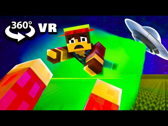 👽VR 360° ALIEN ATTACK (Minecraft Animation)