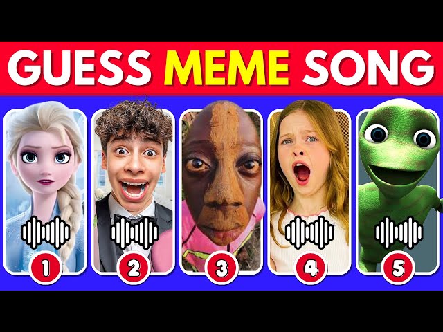 GUESS MEME & WHO'S SINGING 🎤🎵 🔥| Lay Lay, King Ferran, Salish Matter,MrBeast, Tenge Tenge Song, Elsa