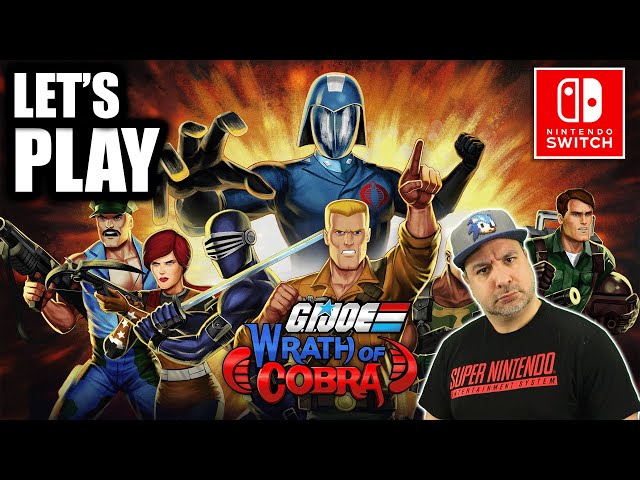 Let's Play G.I. JOE WRATH OF COBRA on Nintendo Switch LIVE Gameplay | Is it as BAD as the DEMO?