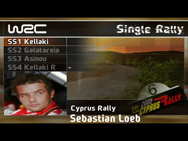 WRC : FIA World Rally Championship (PSP) - Expert Single Rally - Cyprus Rally