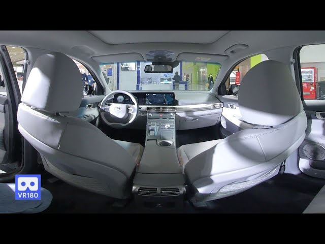 3D 180VR 4K Hyundai Hydrogen Fuel Cell Vehicle NEXO