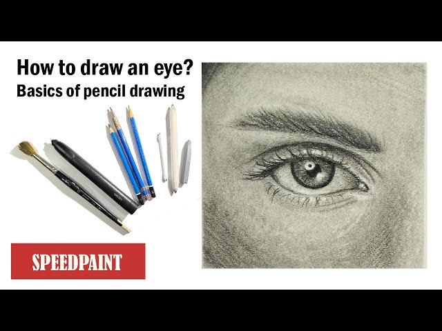 How to draw an eye? Basics and techniques of realistic pencil drawing.