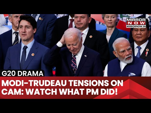 Modi-Trudeau Tensions On Cam? G20 Dramatic Photo Op Shows Rift? Biden Tries To Mend Ties?