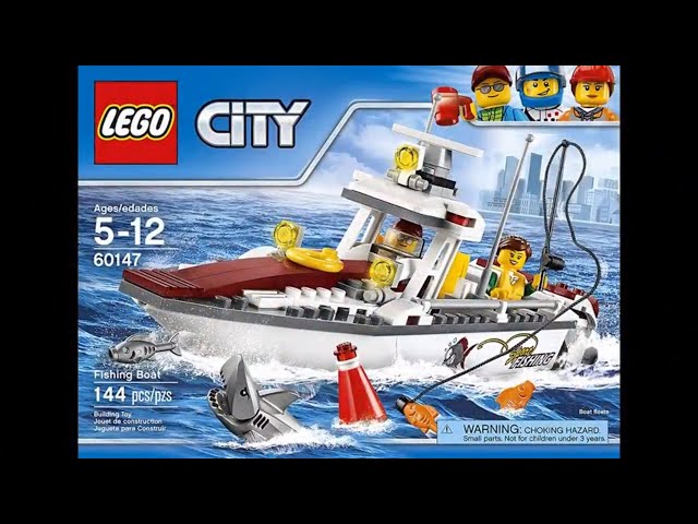 LEGO City Fishing Boat 60147 Creative Play Toy