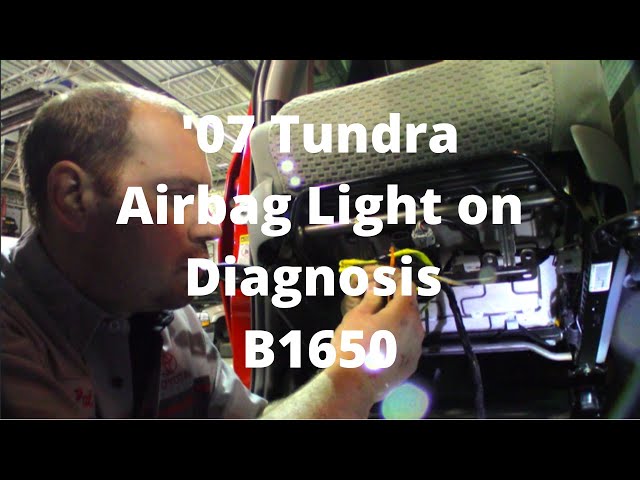 '07 Tundra airbag light