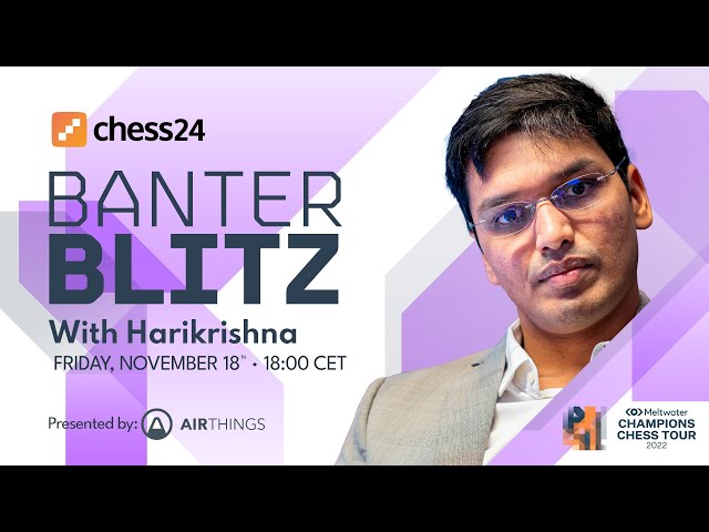 Banter Blitz with Pentala Harikrishna