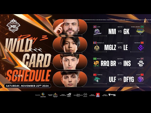 🔴 LIVE | M6 Wild Card Stage | DAY 3