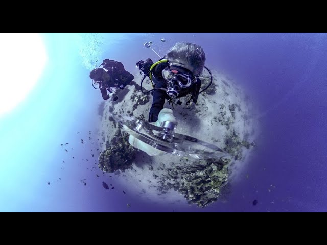 Underwater Relaxing 360 VR Diving Tour