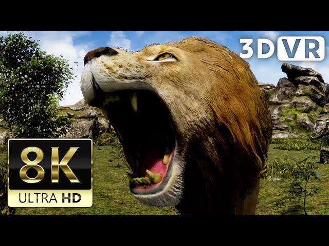 [8K 3DVR] Giant Lion | VR180 VIDEO