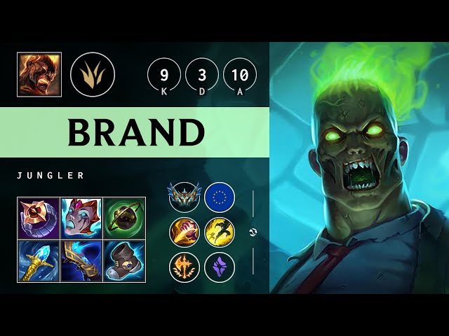 Brand Jungle vs Skarner: Unstoppable - EUW Challenger Patch 14.22