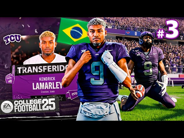 FUI TRANSFERIDO NO COLLEGE FOOTBALL 25 - Modo Carreira #3