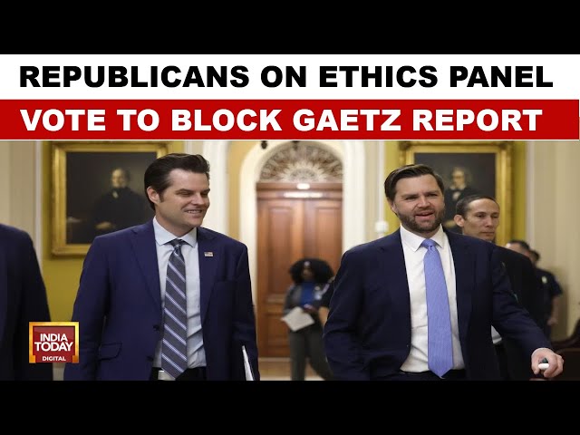 US Gaetz Ethics Report: Republicans on Ethics Committee reject releasing Matt Gaetz Report