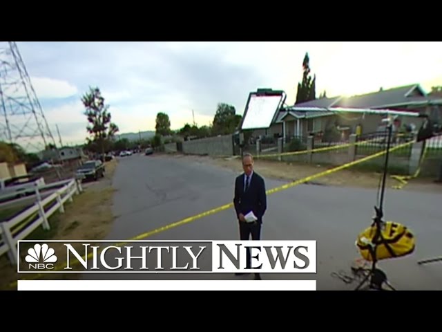 Lester Holt Reports Following San Bernardino Shootout | 360 Video | NBC Nightly News