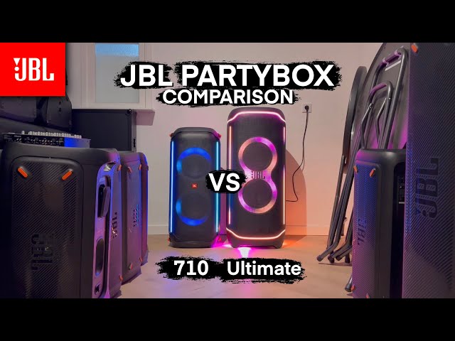 JBL Partybox 710 vs Ultimate - Sound comparison 40% Volume