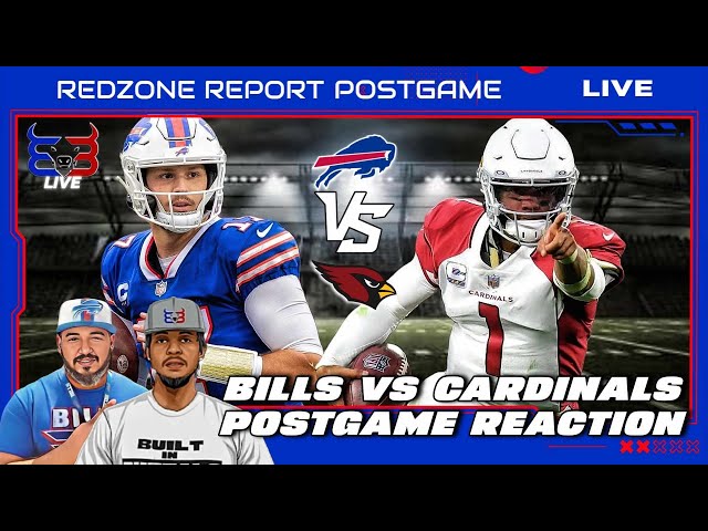 Cardinals at Bills Post-Game | The Redzone Report Live