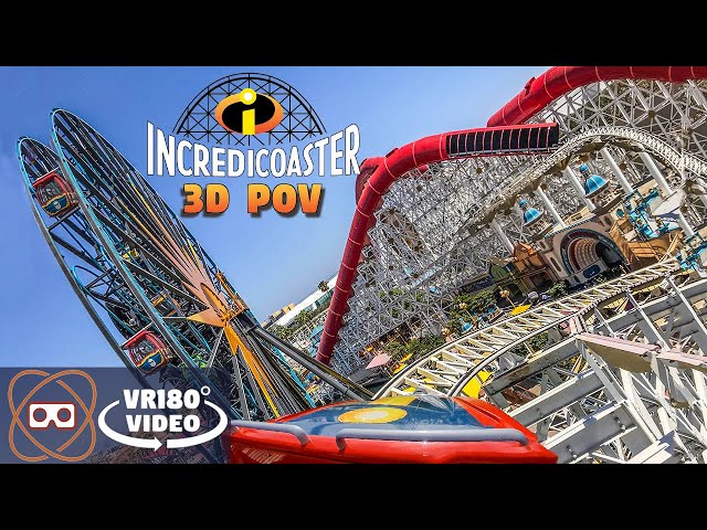 [VR180] Incredicoaster - DCA Incredibles Roller Coaster - VR180° POV