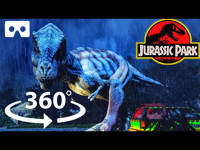 360° T-Rex Jurassic Park Breakout! Can You Escape TRex Dinosaur in VR?