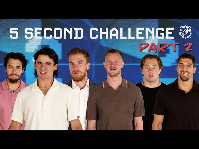 McDavid, Eichel, Bedard Take the Five Second Challenge!