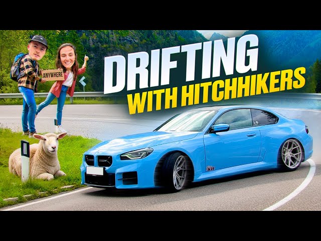 BMW M2 G87 MOUNTAIN DRIFTING - TAKING TWO HITCHHIKERS FOR THE RIDE OF THEIR LIFE!