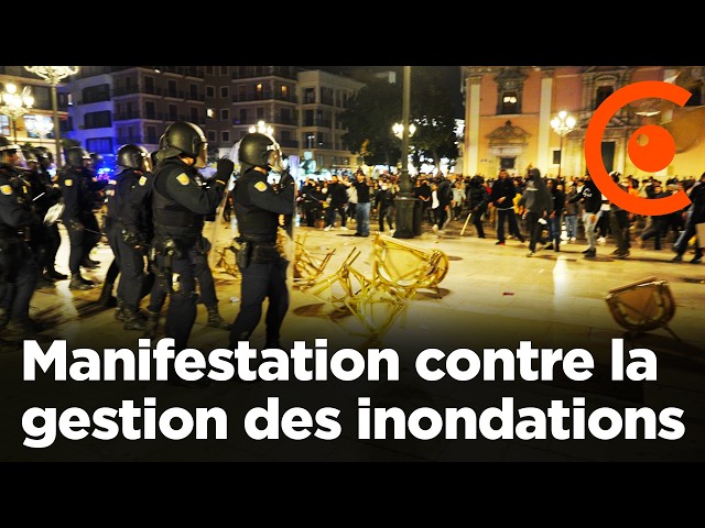 Inondations meurtrières : manifestation géante dénonçant la mauvaise gestion à Valence - 09/11/2024