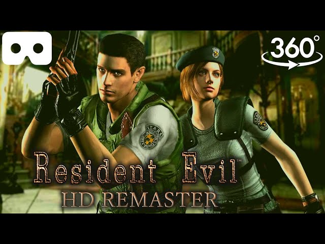 RESIDENT EVIL 1: HD REMASTER in VR 360° | 3D Virtual Reality Experience