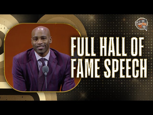 Vince Carter | Hall of Fame Enshrinement Speech