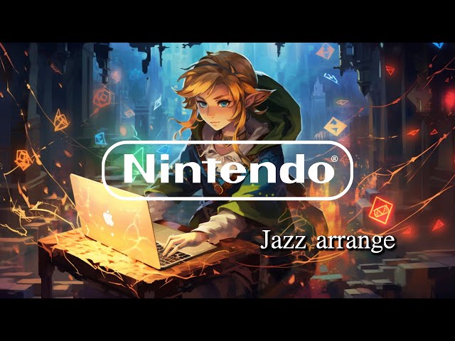 【Music For Work & Study 102 songs】Nintendo Music Medley / Jazz Arrangement（24/7 Live Stream）