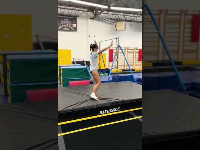 Front Tumbling Practice #Gymnastics