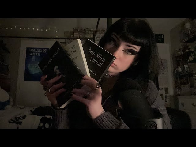 Asmr- reading poetry books