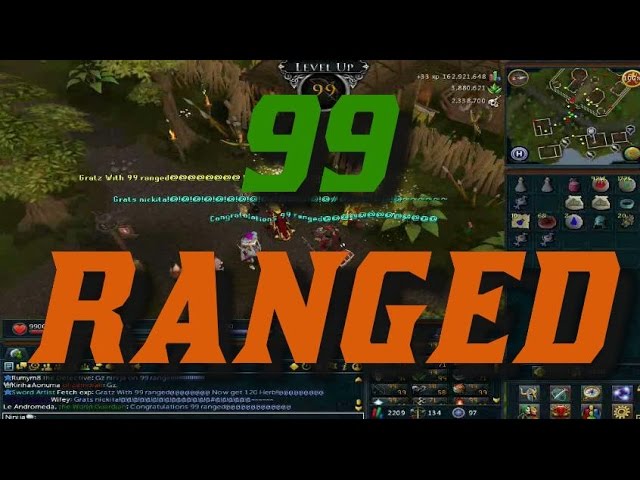 [RS] - Ninija Gets 99 Ranged! - 10th 99!