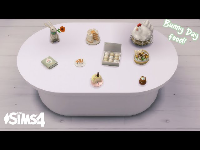 BEST Bunny Day foods for Sims! | The Sims 4 mods 🐰🐣🍰