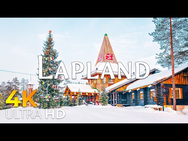 Winter Lapland 4K Ultra HD • Enchanting Winter Wonderland, Relaxation Film with Relaxing Music