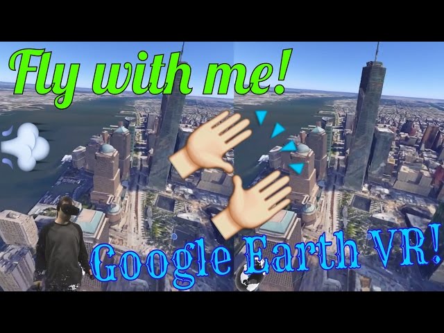 Late Night Fly Around. Google Earth VR Virtual Exploration in Oculus Rift CV1