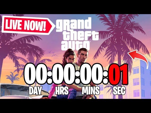 GTA 6 RELEASE COUNTDOWN LIVE🔴 24/7 & (GTA 6 Release Date) (GTA 6 Trailer!)