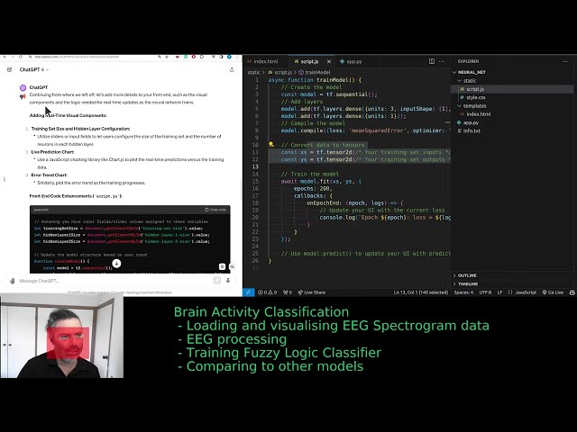 Biomedical Data Tools Live Development: Brain Activity Classification