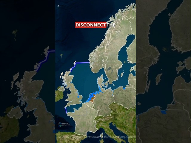 Would This Megaproject Save Europe ?? 🔥 #shorts #maps #facts #geography #netherlands #germany