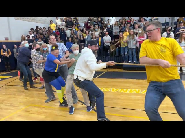 2022 Pep Rally | Tug-o-War Teachers vs. Juniors