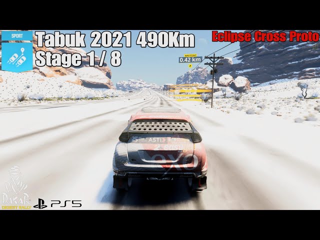 Dakar Desert Rally - Tabuk 2021 490Km Stage 1/8 Sport mode - Eclipse Cross Proto [4KPS5]