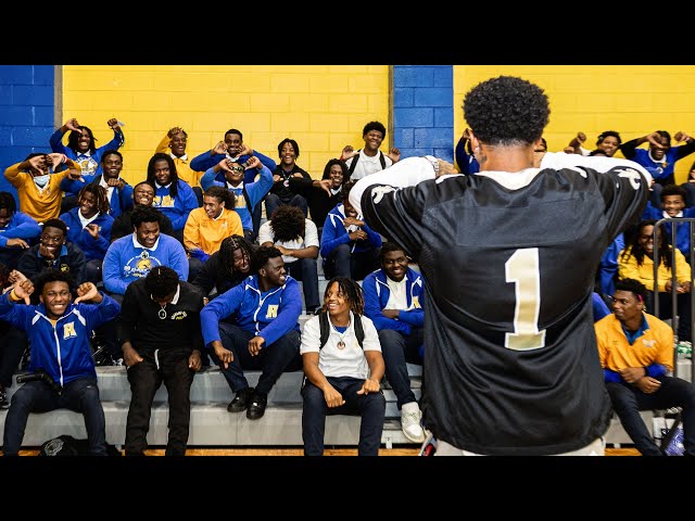 Recap: Alontae Taylor visits John F. Kennedy Cougars | New Orleans Saints