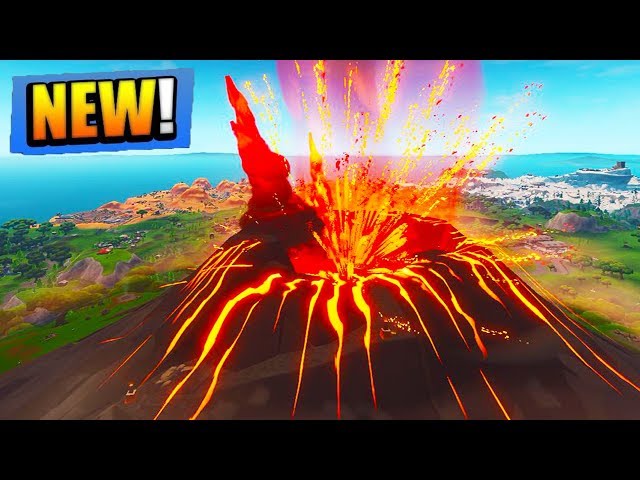 FORTNITE VOLCANO ERUPTION LIVE EVENT!! (the REAL one LOL)