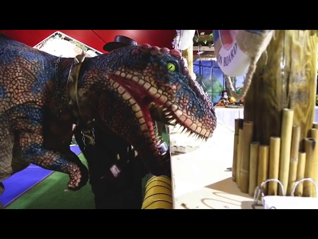 Dinosauro T-Rex Show Agrigento #gigantipark #animals #dinosaur #shorts