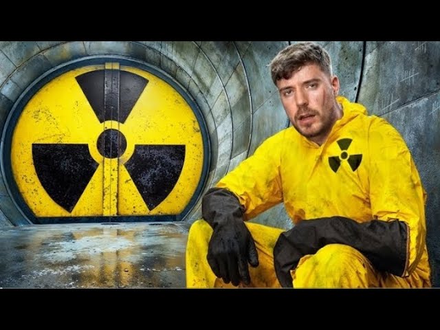 Nuclear Bunker / 100 days challenge to live in Bunker, win 500,000$ #mrbeast #entertainment