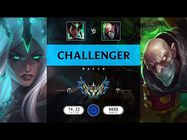 Challenger Match: Super Karma vs Super Singed - EUW server Patch 14.22