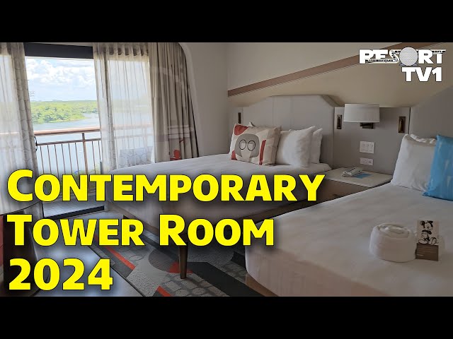 Disney's Contemporary Resort - Main Tower Standard Room Tour 2024 - Walt Disney World