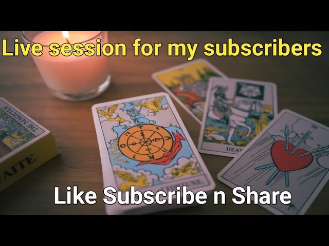 Live session Tarot reading