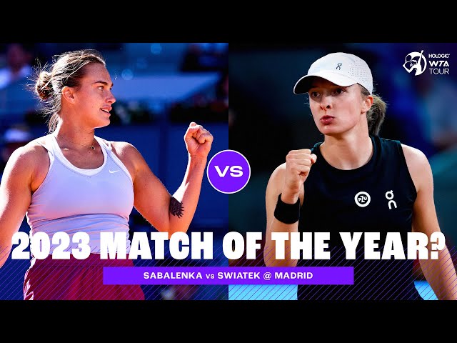 FULL MATCH | Iga Swiatek vs. Aryna Sabalenka | 2023 Madrid Final