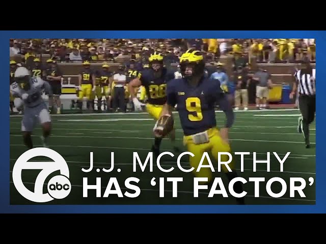 JJ McCarthy has 'it factor,' Jim Harbaugh says after Michigan QB's second start