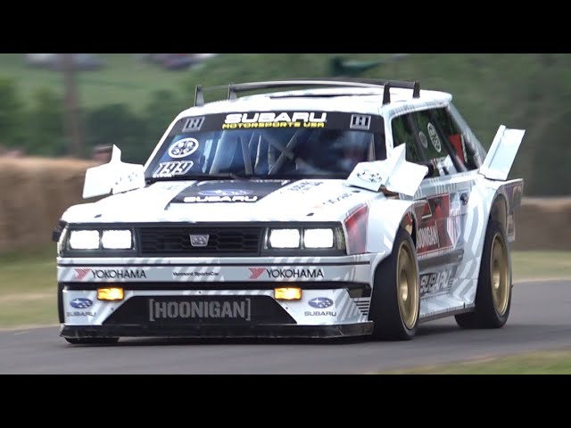 862HP Subaru GL Wagon | Travis Pastrana Gymkhana 2022 Car - PURE SOUND at Goodwood FOS!